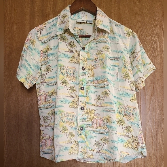 Rainforest Cafe Button-up Shirt Size Large - Picture 1 of 4